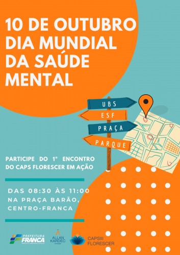 CAPS Florescer promove evento na pra&ccedil;a para orientar sobre cuidados com a Sa&uacute;de Mental